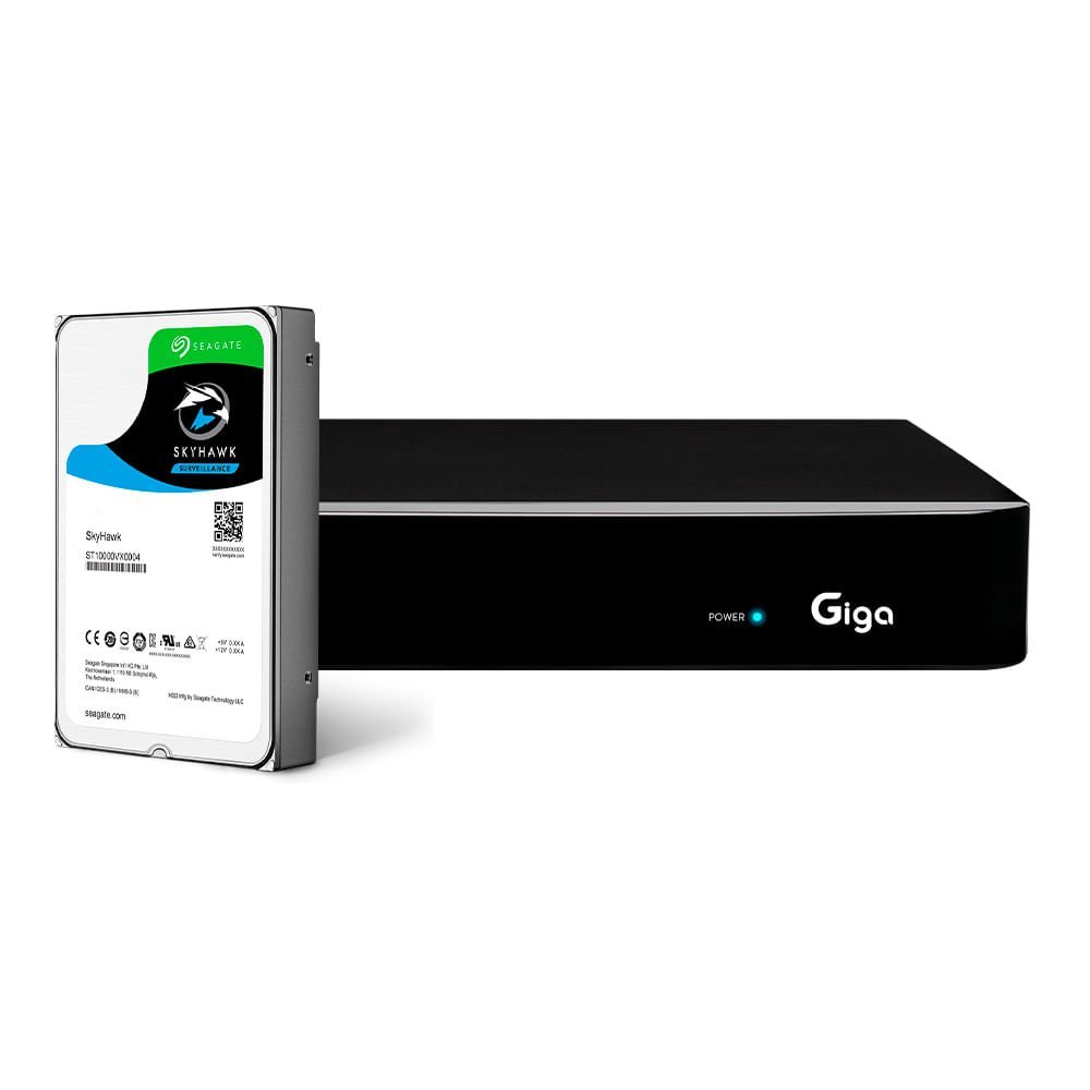 Gravador de Vídeo Digital 1080n 4 Canais com Hd 1tb Seagate - Gs0466 Gs0466 Giga - 1