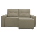 Ver imagem 7 de Sofá Retrátil Polo 1,80m Confortavel para Sala Suede Herrero:cappuccino