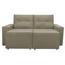 Ver mais imagens de Sofá Retrátil Polo 1,80m Confortavel para Sala Suede Herrero:cappuccino