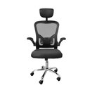 Ver imagem 1 de Cadeira de Escritório Presidente Ergonômica Preta Muito Confortavável Giratório C310 Proposita