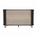 Ver imagem 4 de Aparador Buffet R-637 Moderno 2 Portas 4 Gavetas MDP 150cm Preto
