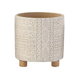 Cachepot Decorativo Branco - G - 1