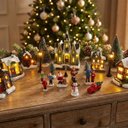 Ver mais imagens de Vila Natalina 21 Pecas Premium Figuras de Natal Iluminacao LED Luz Loja Vitrine Decoracao Enfeites m