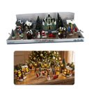 Ver imagem 1 de Vila Natalina 21 Pecas Premium Figuras de Natal Iluminacao LED Luz Loja Vitrine Decoracao Enfeites m