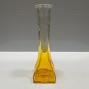 Ver imagem 6 de Vaso Decorativo de Vidro Amarelo 20x6x6cm Enfeite Sala Mesa Estante Aparador
