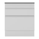 Ver imagem 5 de Balcão Cozinha para Cooktop 70cm com Rodapé 1 Porta 1 Gaveta Veneza Multimóveis V2118 Branco