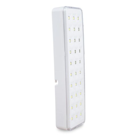 Kit 6 Luminárias Luz Lâmpada de Emergência 30 Leds