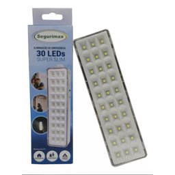 Kit 6 Luminárias Luz Lâmpada de Emergência 30 Leds - 4