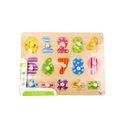 Ver imagem 5 de Encaixe Números com Pinos, da Tooky Toy - Tabuleiro, Brinquedo Educativo de Madeira - Cód. Ty851