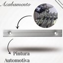 Ver imagem 3 de Kit 20 Puxador Port Gavet Móveis Cozinha Drop Alumínio 125mm - Prata