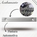 Ver imagem 3 de Kit 20 Puxadores Drop 12,5cm Alumínio Sobrepor para Móveis e Gavetas Prata