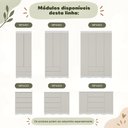 Ver imagem 7 de Quarto de Bebê Completo com Berço Americano 3 em 1 e Colchão Incluso Flor Multimóveis MP4953