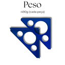 Ver imagem 6 de Kit 2 Suportes de Prateleira Aço Reforçado Design Moderno Alta Resistência Casa Escritório