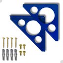 Ver imagem 1 de Kit 2 Suportes de Prateleira Aço Reforçado Design Moderno Alta Resistência Casa Escritório