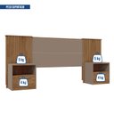 Ver imagem 4 de Cabeceira Casal Extensível com 2 Mesas de Cabeceira Lucius 