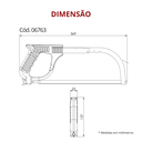 Ver imagem 3 de Arco de Serra Ergonômico Regulável 250 a 300mm Durín