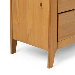 Mesa de Cabeceira 2 Gavetas Madeira Maciça Frank Yescasa - 8 Mesa de Cabeceira 2 Gavetas Madeira Maciça Frank Yescasa - 8