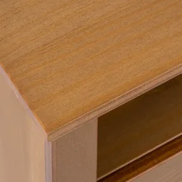 Mesa de Cabeceira 2 Gavetas Madeira Maciça Frank Yescasa Marrom - 9