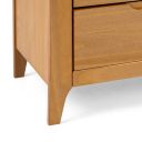Ver imagem 7 de Mesa de Cabeceira 2 Gavetas Madeira Maciça Frank Yescasa Marrom