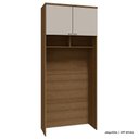 Ver imagem 1 de Guarda Roupa Modulado Ponte 100cm 2 Portas 234cm Alt Setiba