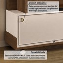 Ver imagem 5 de Estante Home para TV até 65 Polegadas 180x180cm 2 Portas de Correr Ripado Eros Espresso Móveis