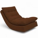 Ver imagem 5 de Poltrona Balance Leve Balanço Linho Premium Easy Clean Luxo para Sala Quarto Conforto Relaxante