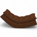 Ver imagem 6 de Poltrona Balance Leve Balanço Linho Premium Easy Clean Luxo para Sala Quarto Conforto Relaxante