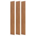 Ver imagem 2 de Painel Ripado 3d em 100% Mdf 134x250cm Freijó Pradel