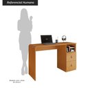 Ver imagem 4 de Escrivaninha/Mesa Escritório com 2 Gavetas e Nicho 127cm Multimóveis Crjcm-ESC003 Cinamomo