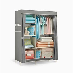 Guarda Roupa Closet Dobrável Organizador com Capa de Tecido - 1