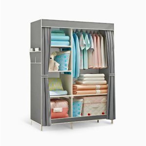 Guarda Roupa Closet Dobrável Organizador com Capa de Tecido