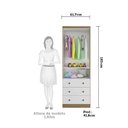 Ver imagem 4 de Quarto de Bebê Completo com Berço Americano Guarda Roupa Cômoda Teka Espresso Móveis