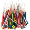 Kit 100 Agulhas Reforçadas Coloridas para Desentupir Fogão - 6