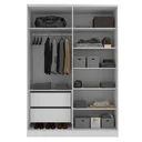 Ver imagem 4 de Guarda Roupa 4 Portas 2 Gavetas Logan Yescasa