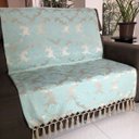 Ver imagem 1 de Manta para Sofá em Tecido Jacquard Medalhão 190x140cm