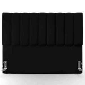 Cabeceira Box Casal Carrara - 140cm Jla Móveis Suede Preto