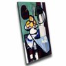 Quadro Decorativo Pablo Picasso Natureza Morta Busto Tigela E Paleta:90x60 cm/BORDA INFINITA - 2
