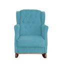 Ver imagem 3 de Poltrona Amamentação Balanço Descanso Helena com Puff Suede Azul Twdecora