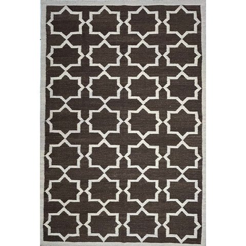 Tapete Kilim Geo 124x183 70464 Brown