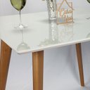 Ver imagem 6 de Aparador Tampo em Mdf com Vidro 120x40cm Slim