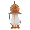 Ver imagem 4 de Arandela Externa Cobre Alumínio e Vidro Lampião Ema Lustres