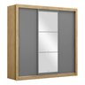 Guarda Roupa Casal com Espelho 3 Portas 4 Gavetas Viena Yescasa - 2