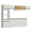 Ver imagem 3 de Armário De Cozinha Completa 300cm Branco Diamante 02 Branco
