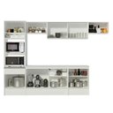 Ver imagem 7 de Armário De Cozinha Completa 300cm Branco Diamante 02 Branco