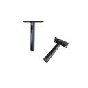 Ver imagem 2 de Kit 4 Pés de Metal 10cm Preto Multiuso Reforçado Armário Mesas de Cabeceiras e Camas