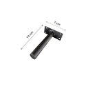 Ver imagem 4 de Kit 4 Pés de Metal 10cm Preto Multiuso Reforçado Armário Mesas de Cabeceiras e Camas