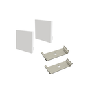 Ver imagem 1 de Kit Acessórios Taschibra para Perfil Sobrepor 3,5x4,5cm Spire 35 Branco