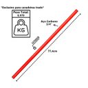 Ver imagem 7 de Kit Cavadeira Trado 04pol Cabo Aço Carbono e 02 Extensor Minasul