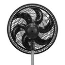 Ver imagem 5 de Ventilador Coluna Turbo Silencioso 40cm Zellox Zlx-40C 110V com 3 Velocidades e 6 Pás