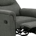 Ver imagem 6 de Poltrona do Papai Reclinável Corvette Veludo Matrix Cor:veludo Dolcezza Chumbo